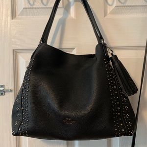 Coach Edie 31 Leather Shoulder Bag